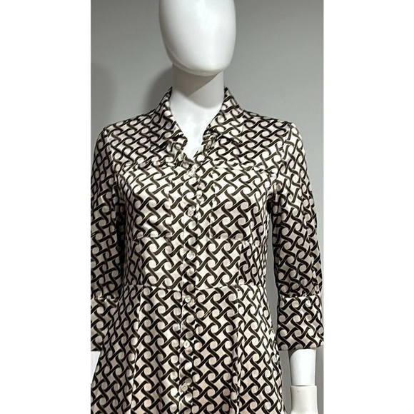 Marella Chemisier Twill Shirtdress Size 2 - Picture 7 of 12